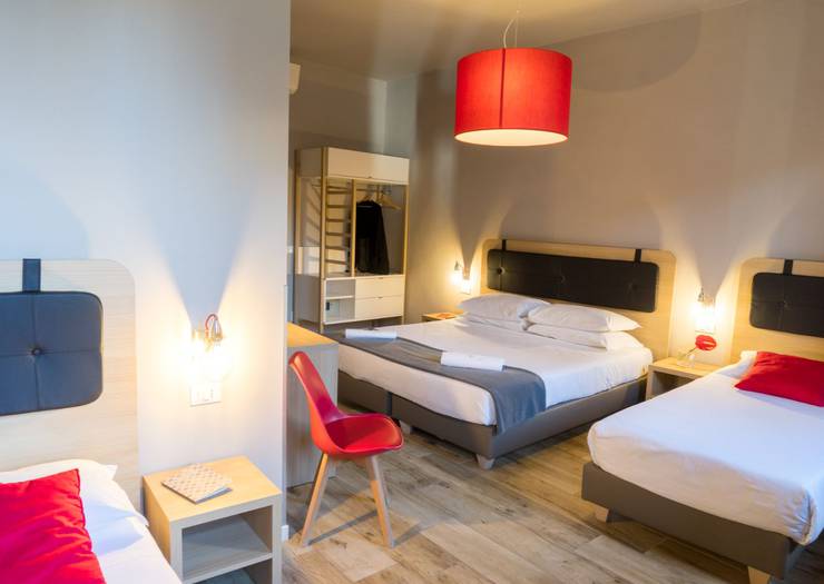 Chambre quadruple Hotel Centro Florencia