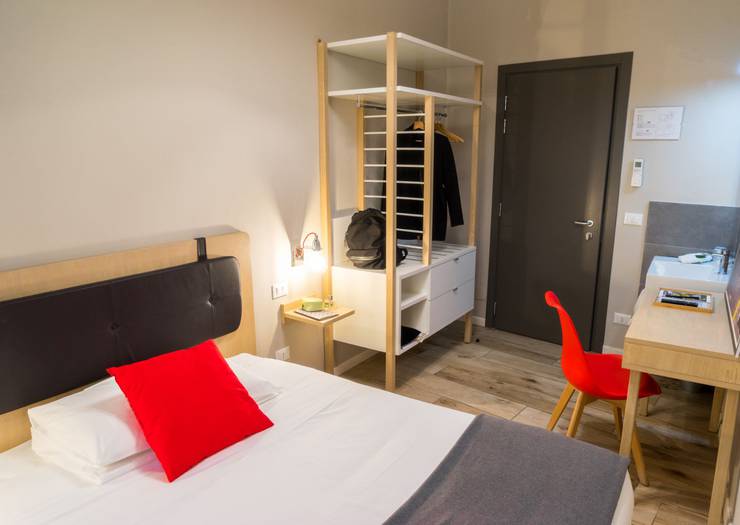 Single room with shared bathroom Hotel Centro Florence