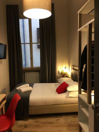 Habitación individual con baño compartido Hotel Centro Florencia