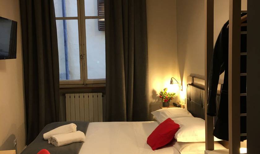 Chambre individuelle avec salle de bain commune Hotel Centro Florencia